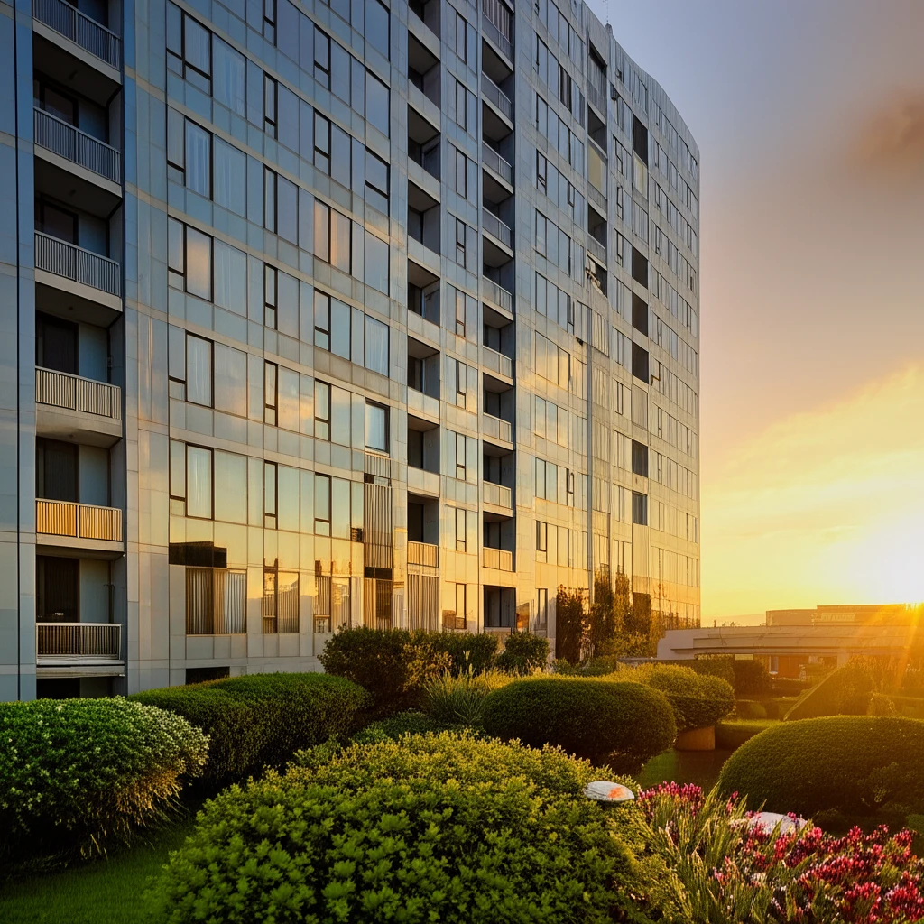 부동산 임대 사업 시작을 위한 첫걸음을 상징하는 이미지