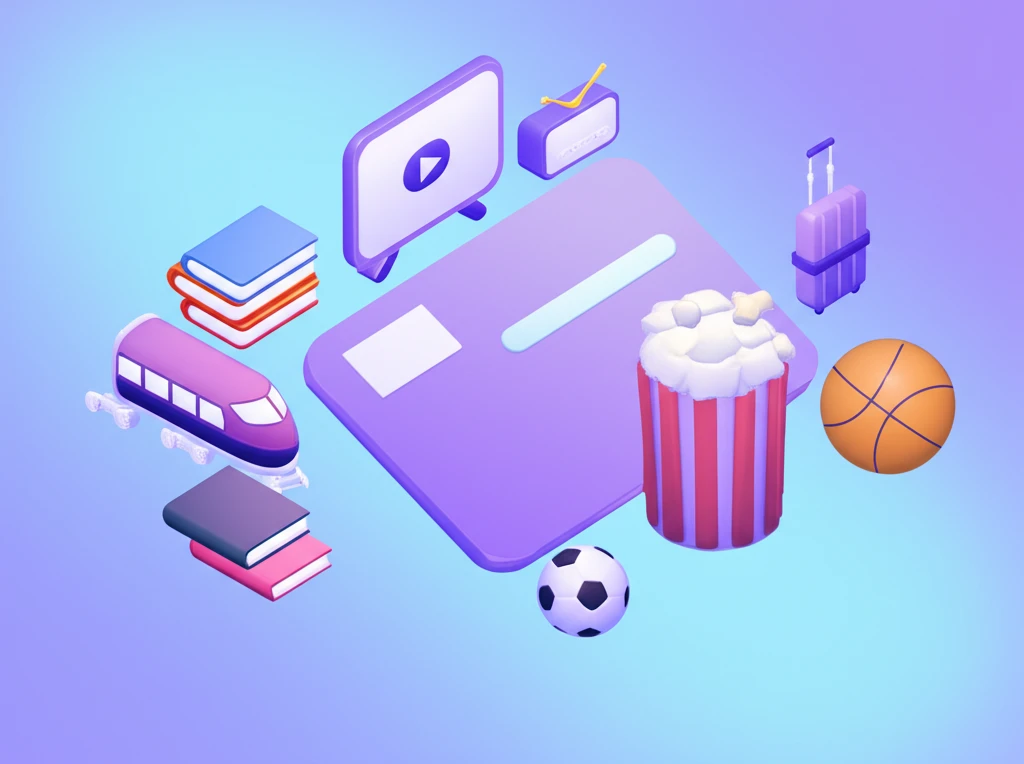 문화누리카드 사용처별 대표 아이콘 이미지